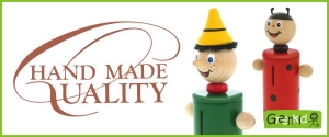 Abafactory the Czech manufacturer of wooden toys Greenkid, hand work and hand painting.