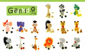 Greenkid keyrings and original decorations not only for children by Abafactory the Czech manufacturer of quality wooden toys.